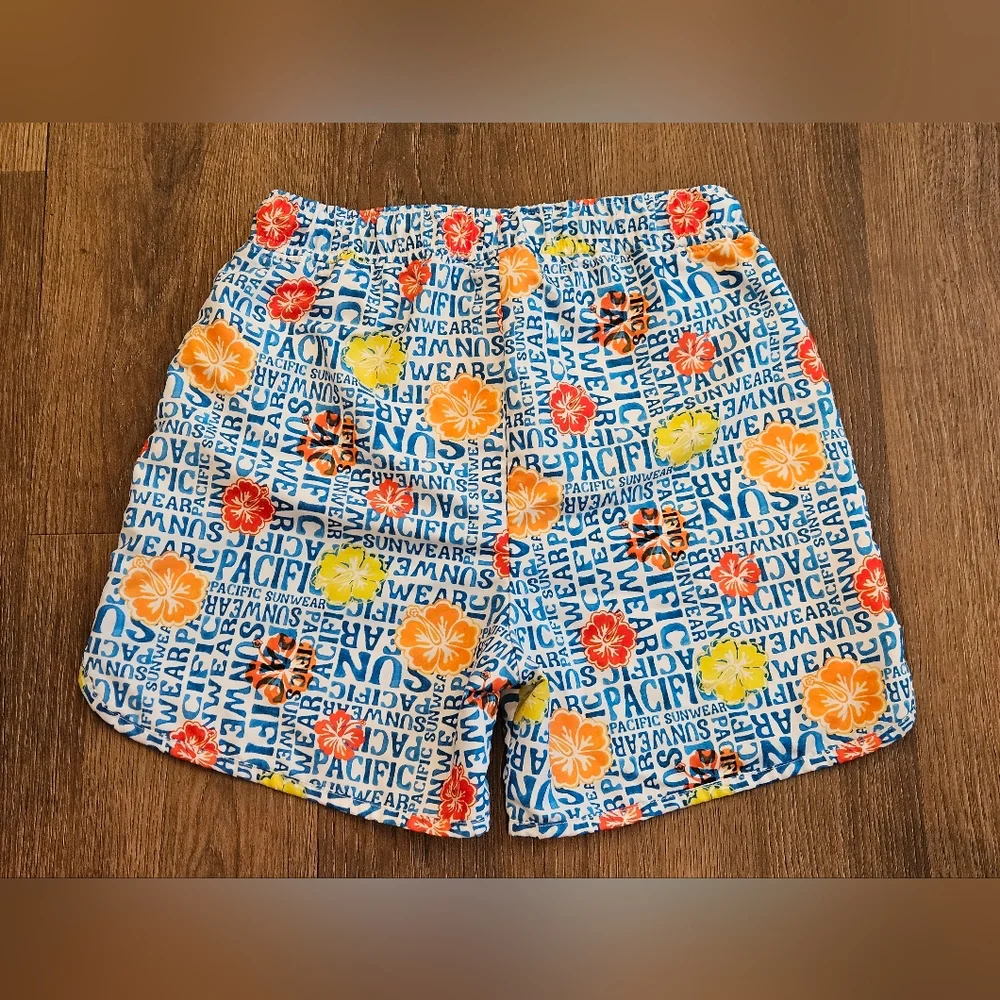 PacSun Kids Size XL 12 Swim Trunks Shorts Pacific Sunwear DAMAGED